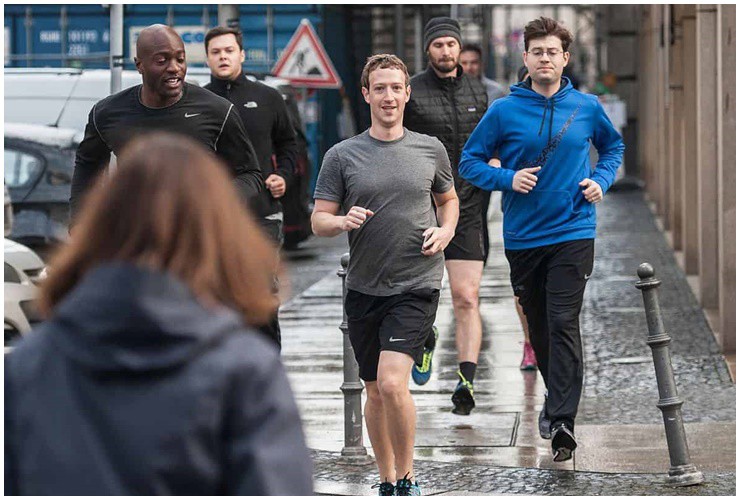 Mark Zuckerberg là người rất chú trọng rèn luyện thân thể.