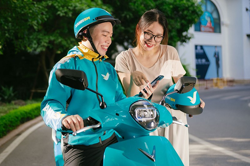 Dàn xe dịch vụ Xanh SM Bike xuất hiện nườm nượp trên đường phố Hà Nội - 2