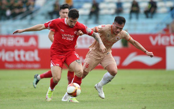 Trực tiếp bóng đá tranh vô địch V-League Viettel - Công An Hà Nội: Nỗ lực vô vọng (Hết giờ) - 10