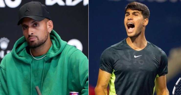 Kyrgios bênh vực Alcaraz sau hành động thiếu kiềm chế