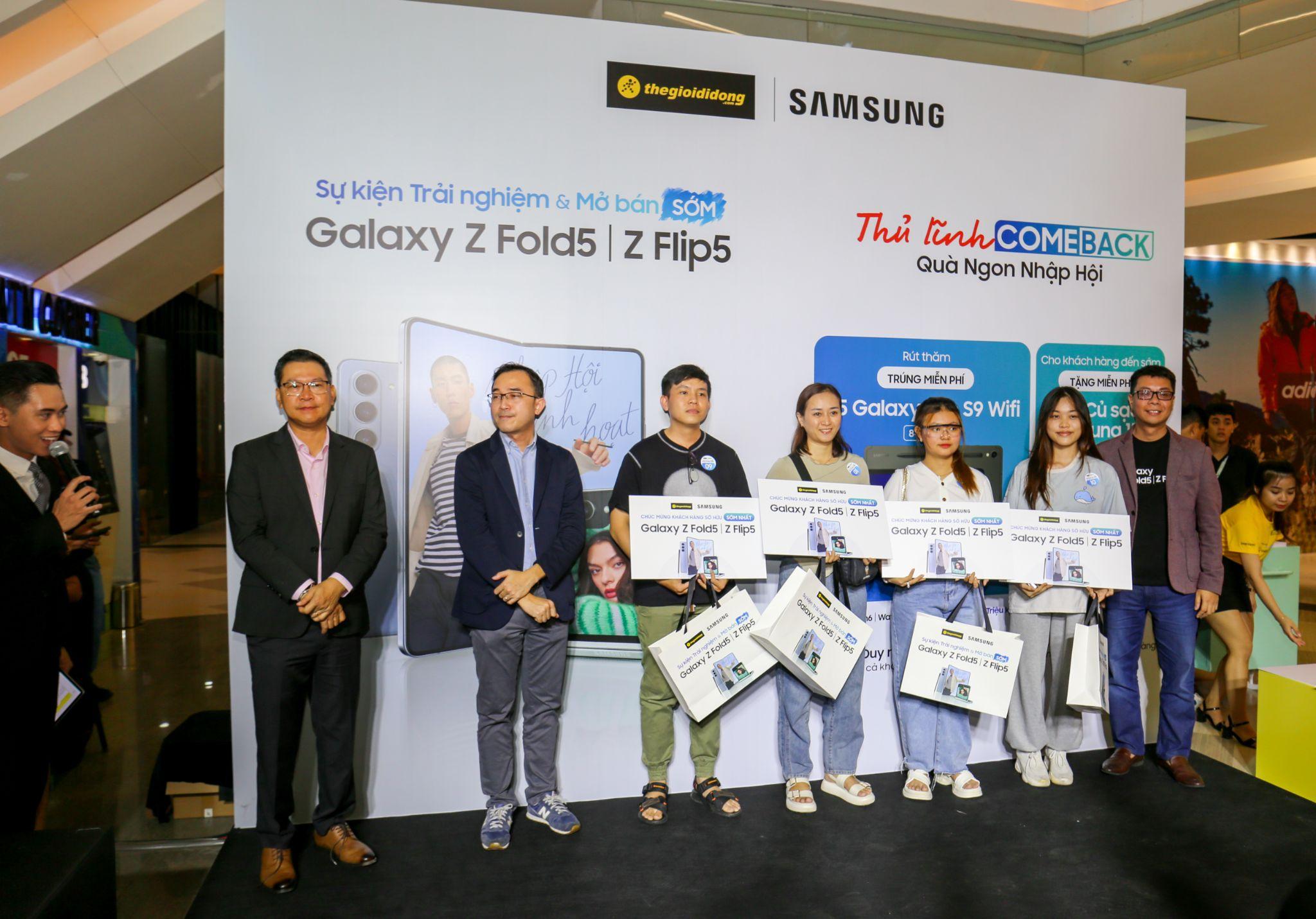 Samsung Galaxy Z Fold5/Z Flip5 chính thức hạ cánh tại Việt Nam, tín đồ công nghệ hào hứng nhận siêu phẩm - 3