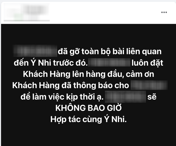 Giữa &#34;bão&#34; Anti-fan, thêm 1 nhãn hàng phải viết tâm thư liên quan tới Ý Nhi, tiết lộ &#34;bị đe dọa&#34; - 2