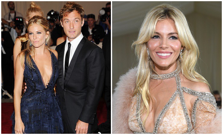 Nam tài tử Jude Law nổi tiếng là gã đàn ông trăng hoa, từng qua lại với nữ diễn viên Sienna Miller.
