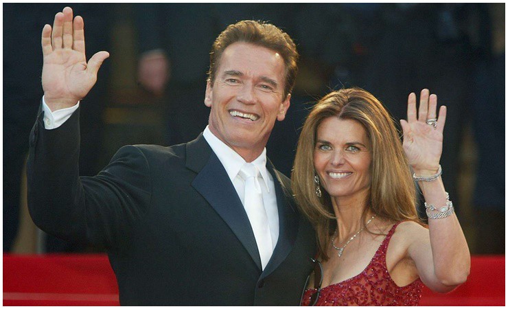 Ngôi sao &#34;Kẻ hủy diệt&#34; Arnold Schwarzenegger từng có cuộc hôn nhau ấm êm với nữ nhà báo Maria Shriver.
