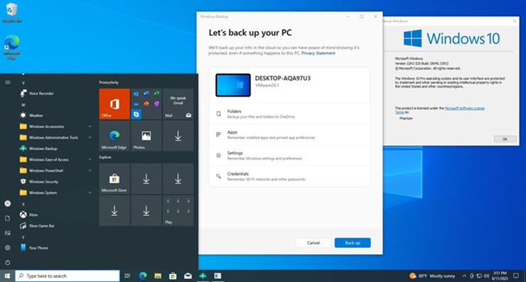 Windows 10 sắp có tính năng sao lưu lên đám mây.