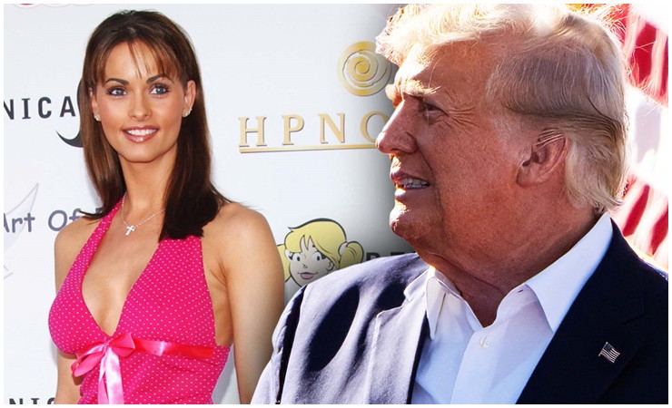 Karen McDougal, một cựu người mẫu gợi cảm cũng từng chia sẻ chuyện cô qua lại với ông Trump.&nbsp;
