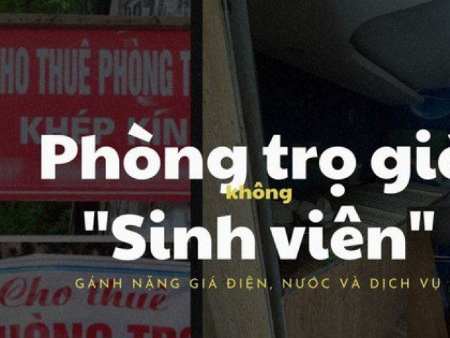 Sinh viên chật vật tìm phòng trọ giá ‘sinh viên’