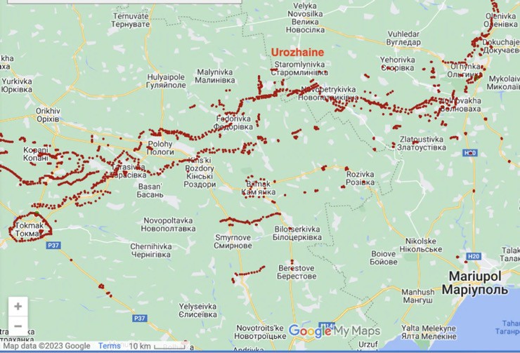 Nếu vượt qua được tuyến phòng thủ Nga, Ukraine sẽ mở ra con đường hướng tới thành phố Mariupol.