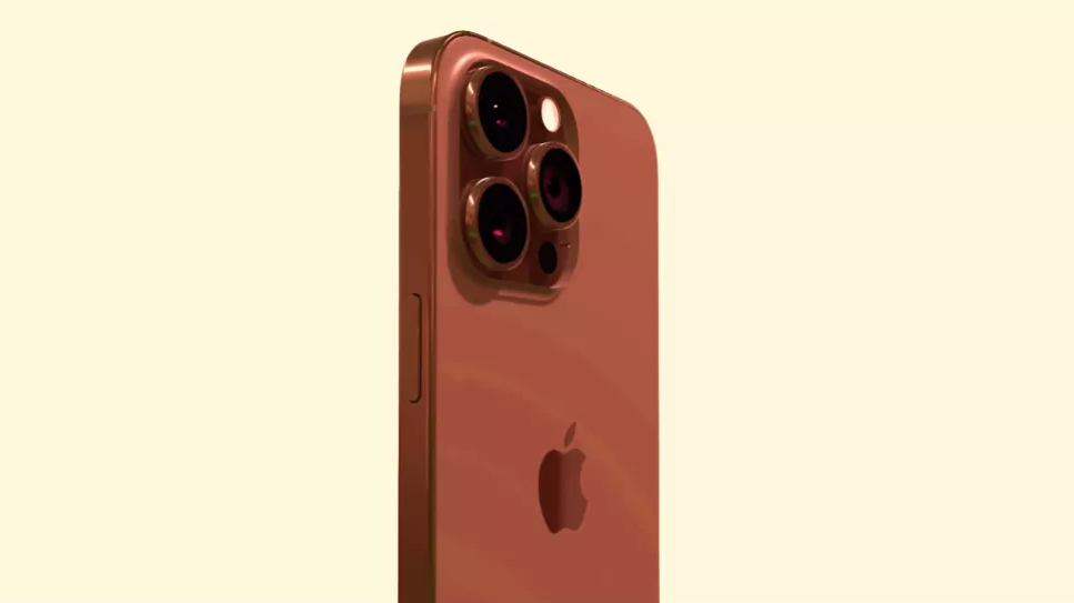 Concept&nbsp;iPhone 15 Pro Max màu đỏ sẫm.