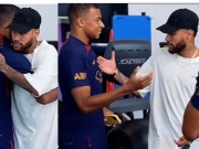 Bóng đá - Lộ clip Neymar chia tay dàn sao PSG, bị &quot;soi&quot; thái độ lạ với Mbappe