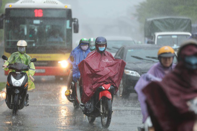 Miền Bắc đón mưa lớn trong hôm nay (19/8).