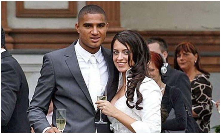 Kevin Boateng kết hôn với người vợ đầu Jenny năm 2007 trong hôn lễ giản dị.&nbsp;
