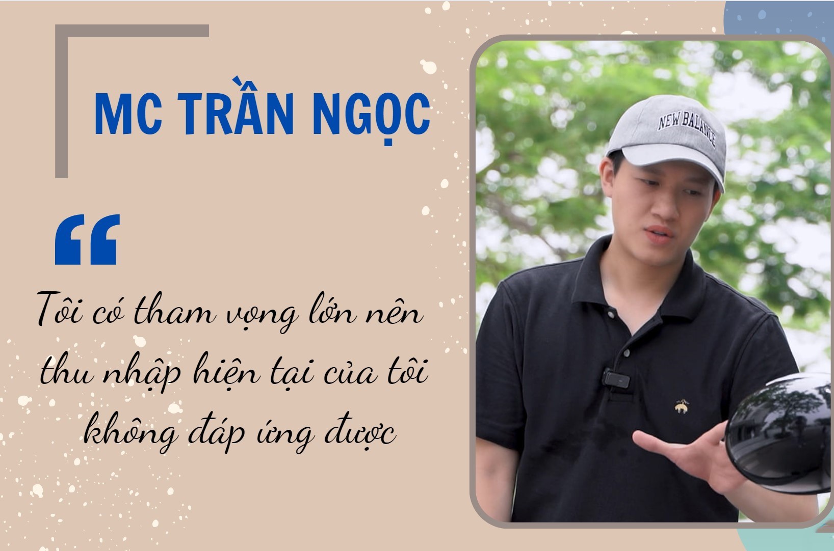 &#34;MC đẹp trai nhất nhì VTV&#34; Trần Ngọc: &#34;Tôi thực sự chưa hài lòng với thu nhập hiện tại&#34; - 2