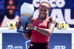 Video tennis Cori Gauff - Muchova: Rượt đuổi "mưa" break, vỡ òa đăng quang (Cincinnati)