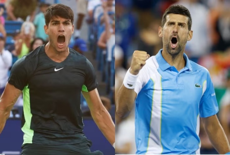 Alcaraz chỉ còn hơn Djokovic 20 điểm