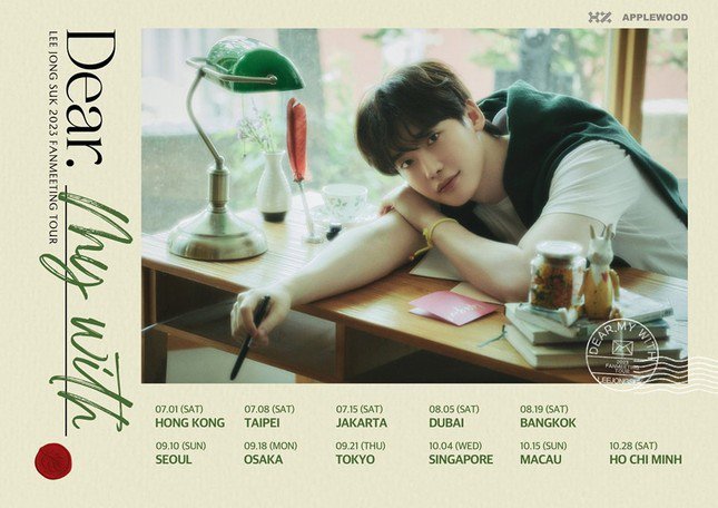 Fan meeting của Lee Jong Suk sẽ diễn ra vào ngày 28/10 tại TP. HCM