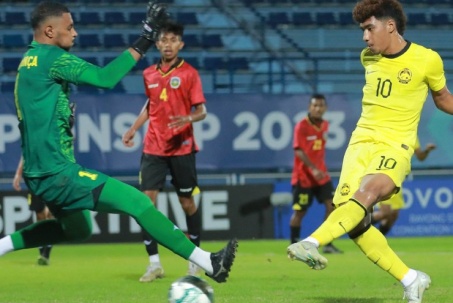 Video bóng đá U23 Timor Leste - U23 Malaysia: Uy lực vượt trội, hẹn đấu Việt Nam (U23 Đông Nam Á)