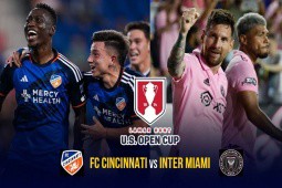 Trực tiếp bóng đá Cincinnati FC - Inter Miami: Miệt mài tìm bàn gỡ (US Open Cup)