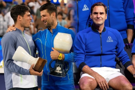 Rực lửa US Open: Djokovic áp sát kỷ lục vĩ đại của Federer nhờ... Alcaraz