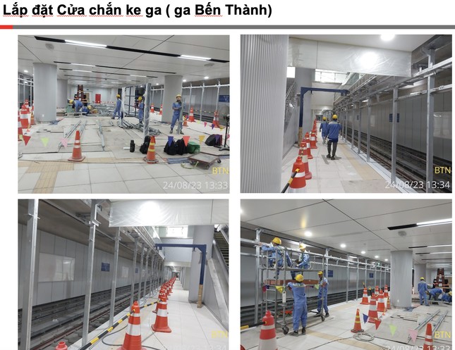 Metro số 1 TPHCM tất bật hoàn thành để chạy thử nghiệm toàn tuyến vào ngày 29/8 - 2