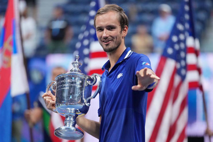 Medvedev từng vô địch US Open 2021