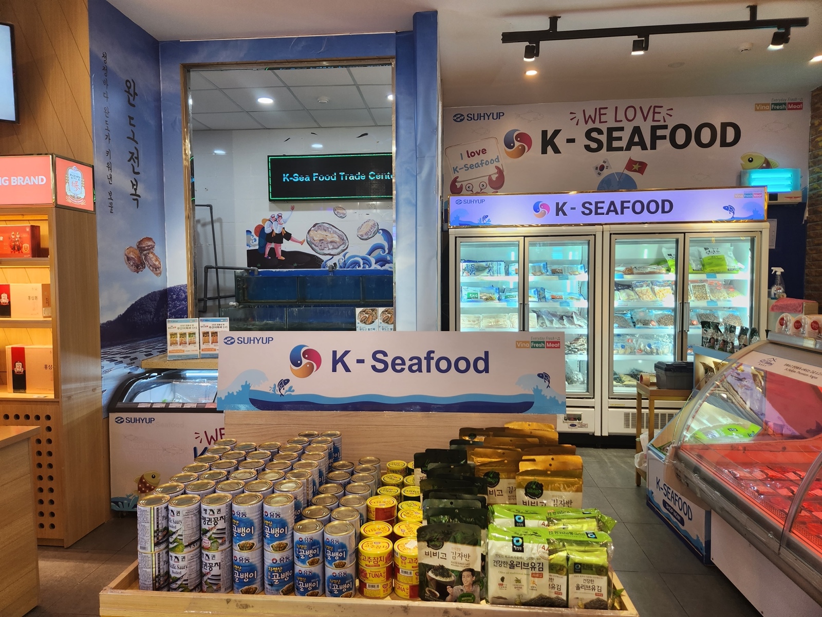 K-SEAFOOD trưng bày các sản phẩm tươi sống chất lượng cao từ Hàn Quốc ...