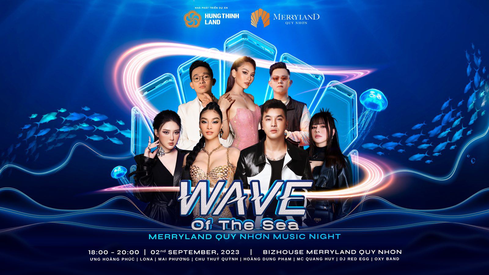 Ưng Hoàng Phúc và loạt sao Việt bùng nổ trong show âm nhạc Wave of the sea tại MerryLand Quy Nhơn - 1