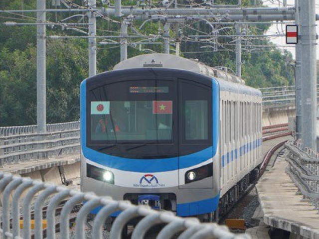 Metro số 1 sắp chạy trình diễn trên toàn tuyến Bến Thành - Suối Tiên