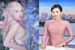 ”Nữ thần làng game” da trắng như tuyết bất ngờ trở thành BTV cho Đài Hà Nội