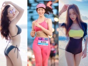 Thể thao - Mỹ nhân bán kẹo mê chạy bộ, khoe bikini &quot;làm nóng&quot; mạng xã hội Thái Lan