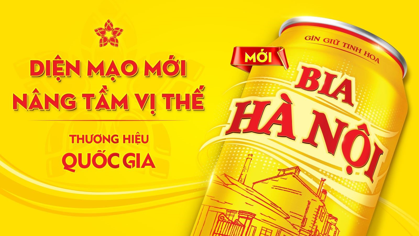 Bia Hà Nội ra mắt nhận diện thương hiệu mới