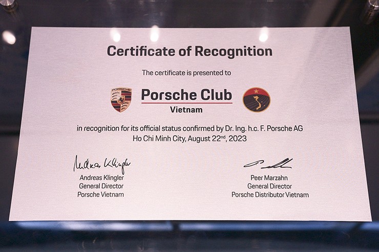 Porsche Club Việt Nam được Porsche toàn cầu công nhận thành viên - 2