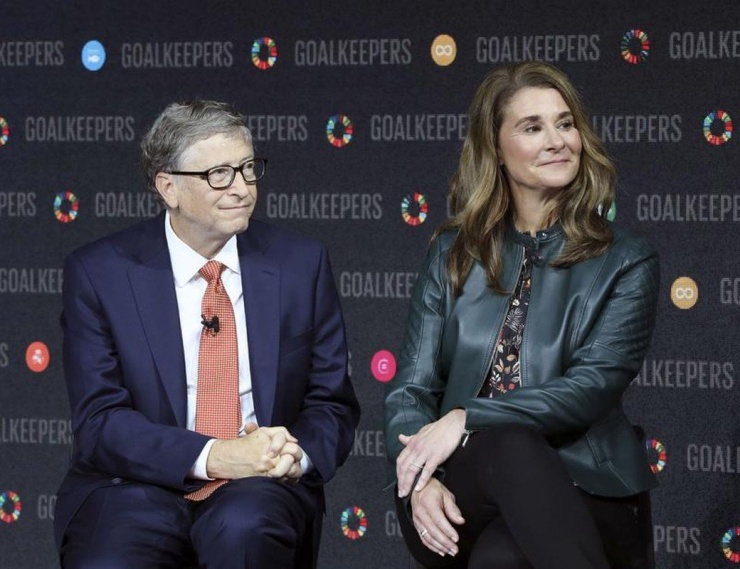 Năm 2021, tỷ phú Bill Gates và vợ là&nbsp;bà Melinda chính thức ly hôn sau 27 năm chung sống. Ảnh: Bloomberg