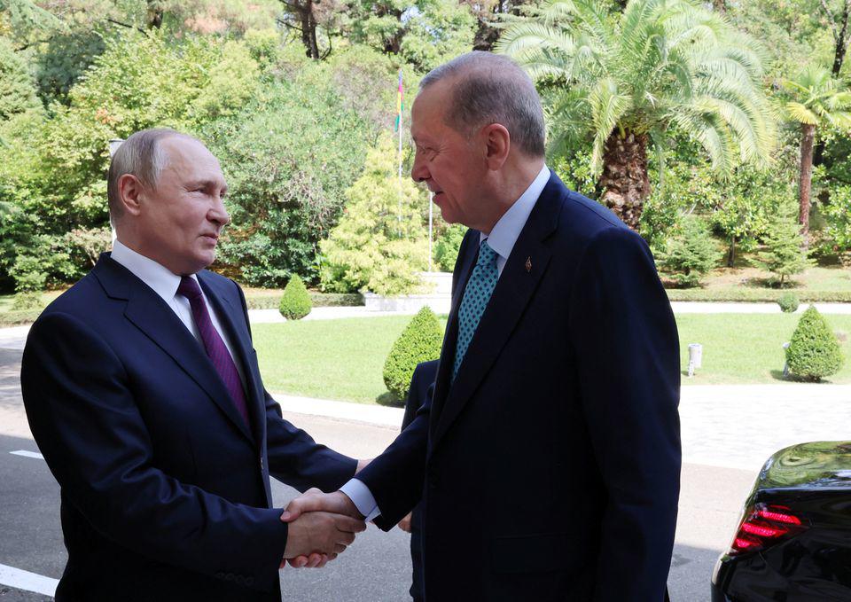 Ông Putin nói gì khi gặp Tổng thống Thổ Nhĩ Kỳ Erdogan? - 1