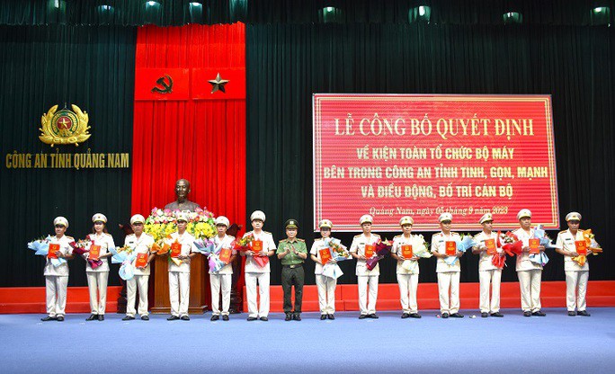 Sau sắp xếp, Công an tỉnh Quảng Nam giảm 4 phòng - 2