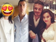 Giải trí - Sao Việt gặp siêu sao bóng đá: Mỹ nhân được Ronaldo ôm eo chụp ảnh là ai?