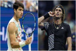 Trực tiếp tennis Alcaraz - Zverev: Kịch chiến vì vé bán kết (US Open)