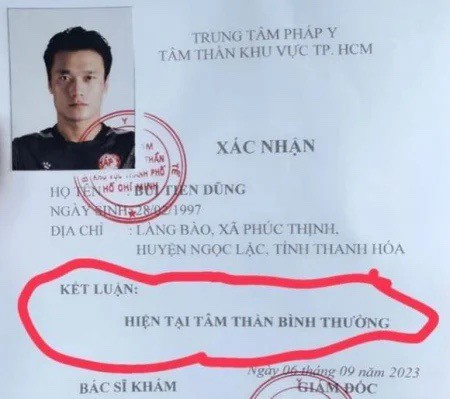 Lý do thủ môn Bùi Tiến Dũng đi khám sức khỏe tâm thần - 1