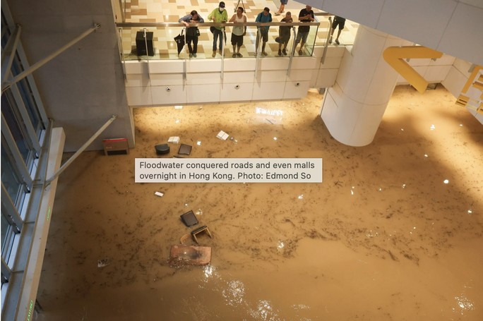Cận cảnh ngập lụt khủng khiếp ở Hồng Kông - 3