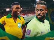 Bóng đá - Neymar vượt &quot;Vua bóng đá&quot; Pele, ghi bàn xuất sắc nhất lịch sử ĐT Brazil