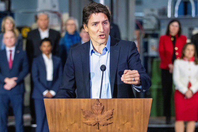 Thủ tướng Canada Justin Trudeau đã nói chuyện với Tổng thống Mỹ Joe Biden về việc bắn hạ UFO hồi tháng 2. Ảnh: Reuters