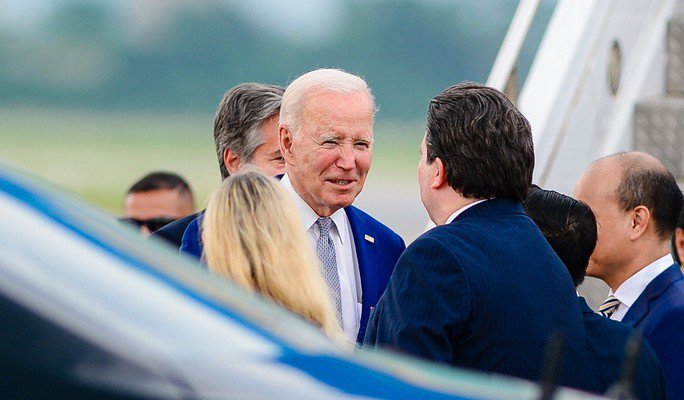 Tổng thống Mỹ Joe Biden đến Nội Bài, thăm cấp Nhà nước tới Việt Nam - 6