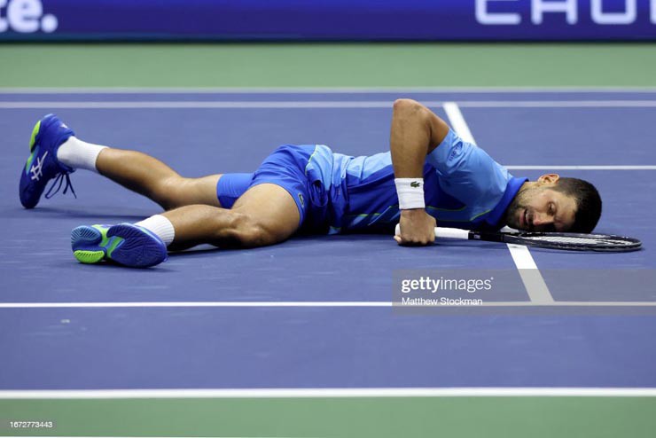 Chùm ảnh Djokovic đăng quang US Open 2023: Đổ gục xuống sân, tri ân đầy cảm xúc - 13