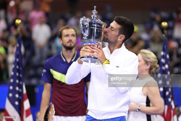Djokovic vô địch US Open: &#34;Nole&#34; chia sẻ về Grand Slam thứ 24， Medvedev nói gì? - 1