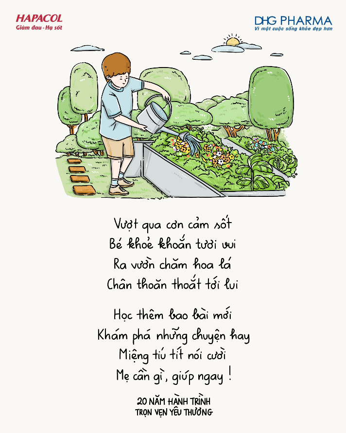 Những khoảnh khắc gói trọn hành trình 20 năm trọn vẹn yêu thương cùng Hapacol qua tranh vẽ - 4