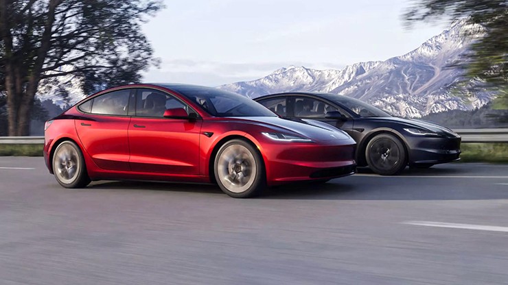 Xem trước phiên bản mới của mẫu xe điện Tesla Model 3