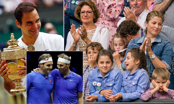 4 người con của Federer đều có niềm đam mê tennis