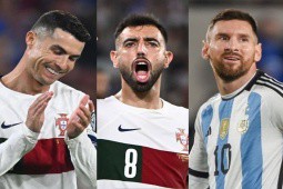 Dàn sao rực sáng tại ĐTQG: Fernandes làm lu mờ Ronaldo, chờ Messi bùng nổ tiếp