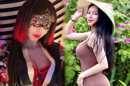 Nàng Geisha đeo mặt nạ ren, vòng 3 gần một mét trong phim Cảnh sát hình sự ”gây sốt”