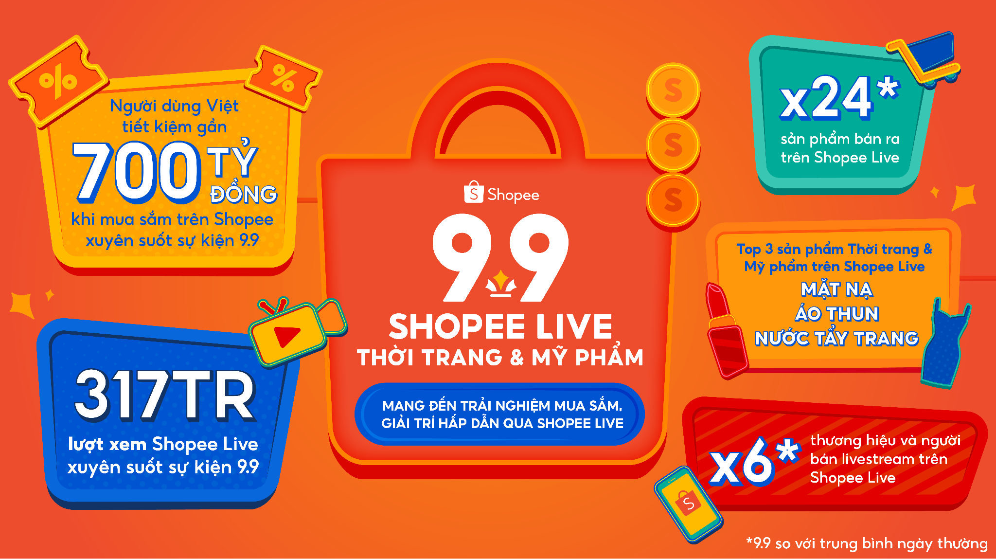 Shopee 9.9 siêu sale đón đầu xu hướng bán hàng thông qua livestream - 1